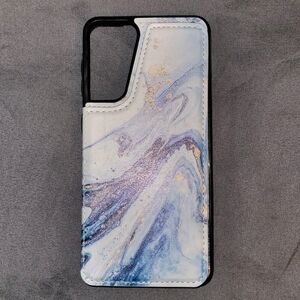 6.2" Opal Blue Marble Phone Case - S21